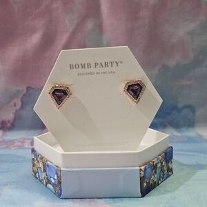Bomb Party Purple December 2023 Earrings Vivid Dreams